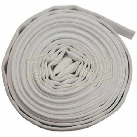 DIXON Single Jacket Fire Hose, 1-1/2 in, 50 ft L, 135 psi Working, Polyester, Domestic A315-50UC